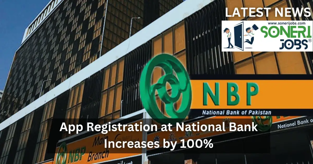 App Registration at National Bank Increases by 100%