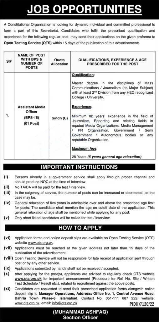 Constitutional Organization Jobs 2023