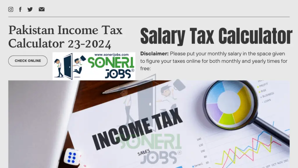 Pakistan Income Tax Calculator 23-2024 - Salary Tax Calculator