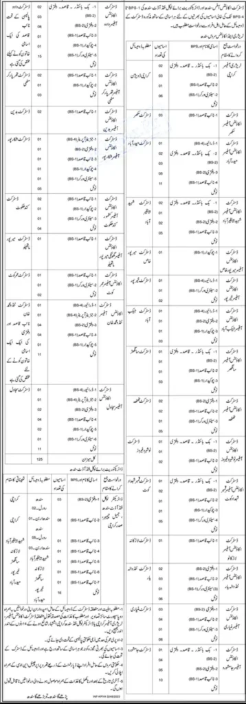 Finance Department Sindh Jobs 2023