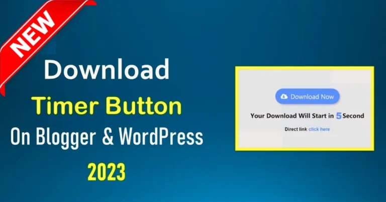 How To Add A Download Timer Button Free Download