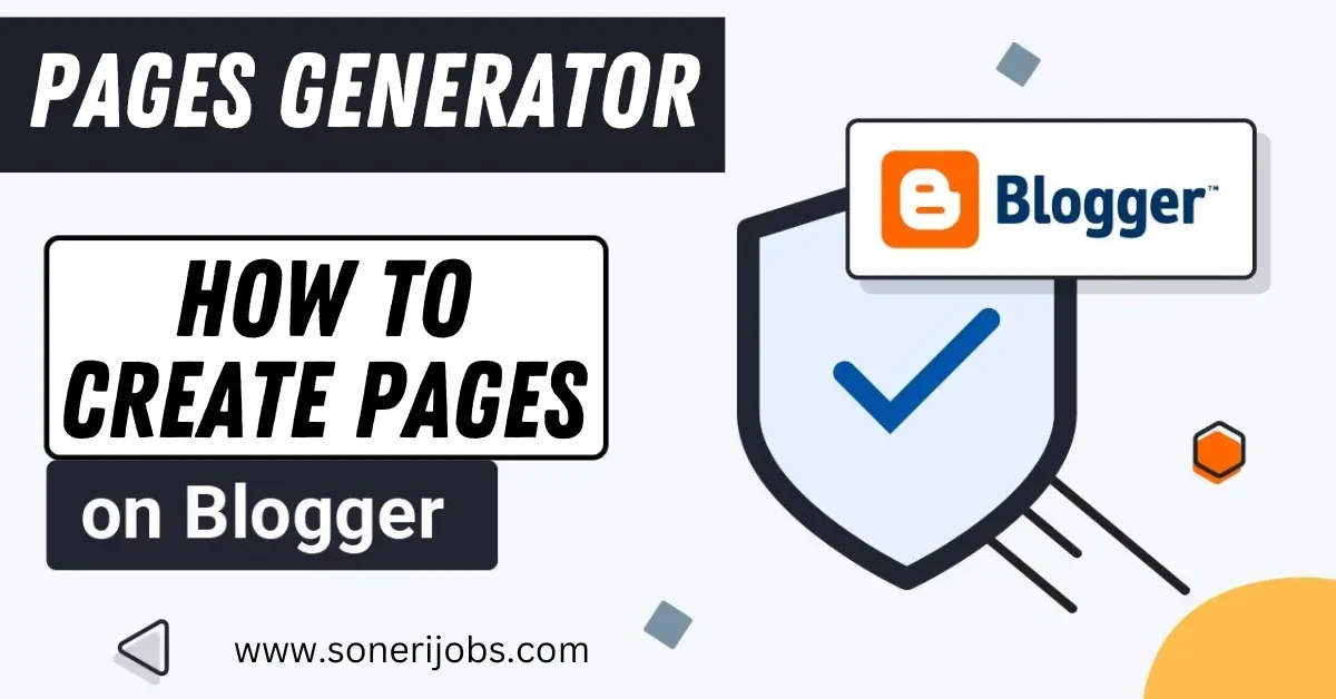 How To Create Pages in Blogger For AdSense Approval