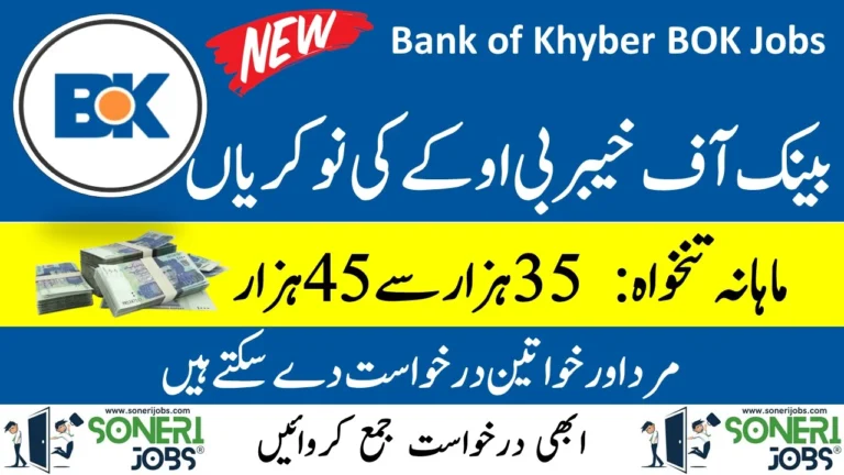 Bank of Khyber BOK Jobs 2023 Apply Online