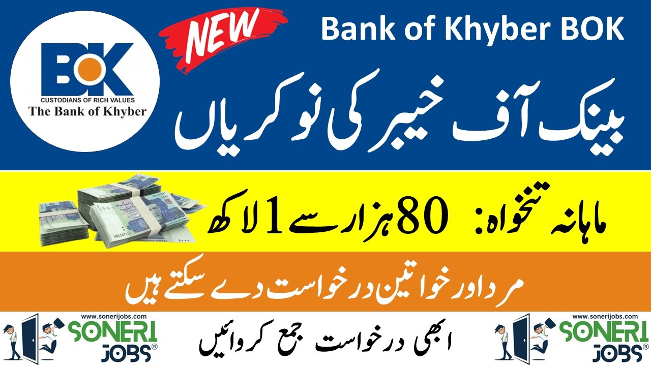 Bank of Khyber BOK Jobs 2023 Latest Opportunities