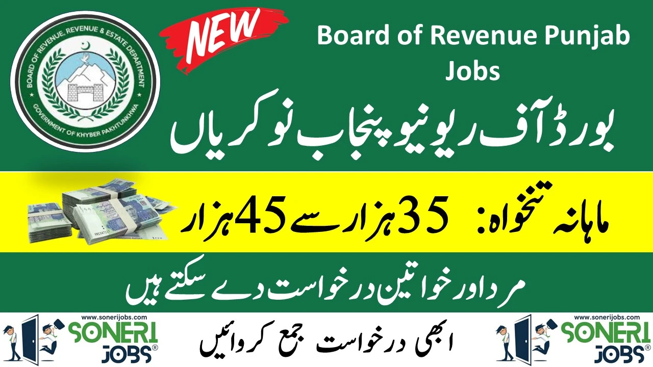 Board of Revenue Punjab Jobs 2023