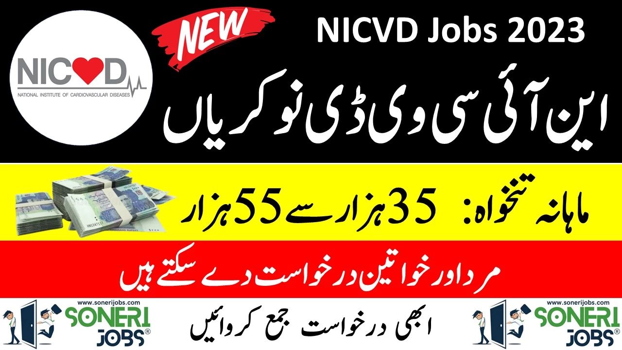 NICVD Jobs 2023 - National Institute of Cardiovascular Diseases