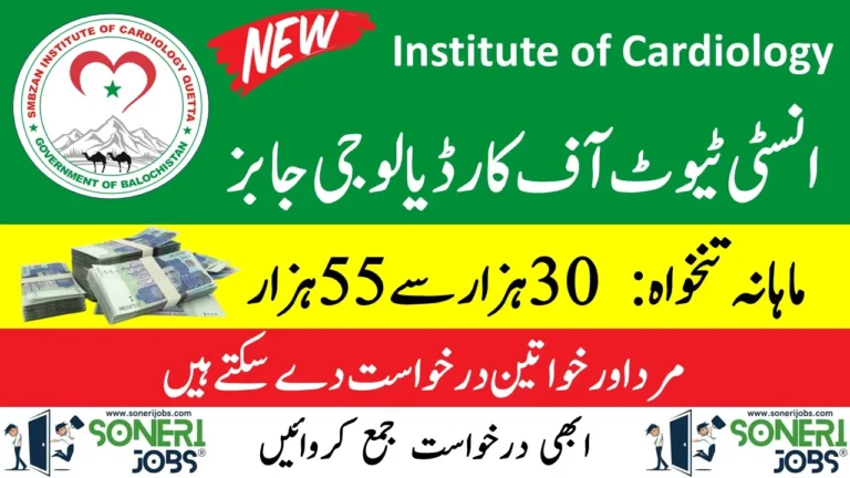 SMBZAN Institute of Cardiology Quetta Jobs 2023