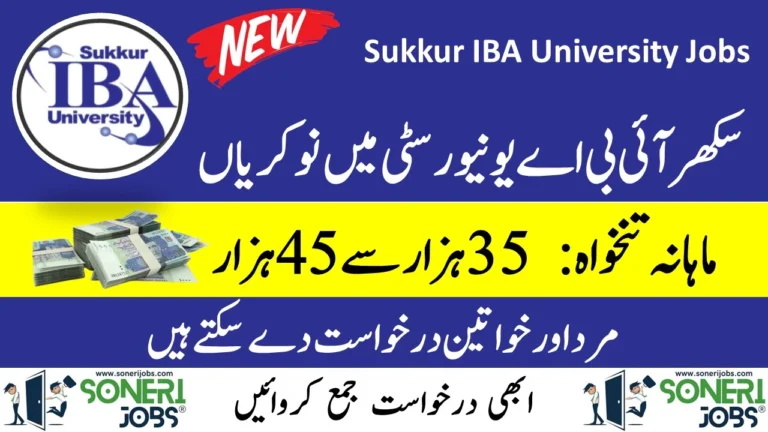 Sukkur IBA University Jobs 2023 Advertisement