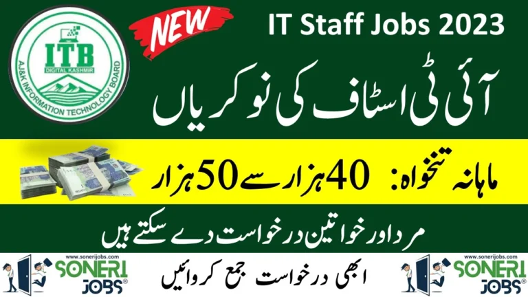 IT Staff Jobs Muzaffarabad 2023