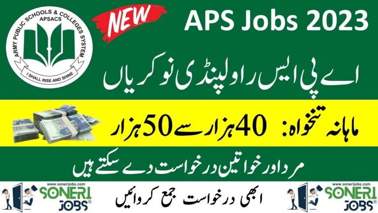 Non-Teaching Staff APS Jobs Rawalpindi 2023