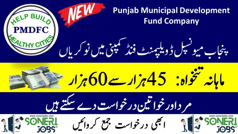 Punjab Municipal Development Fund Company Jobs 2023