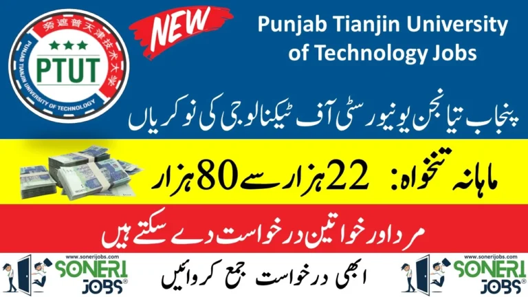 Punjab Tianjin University of Technology Jobs 2023