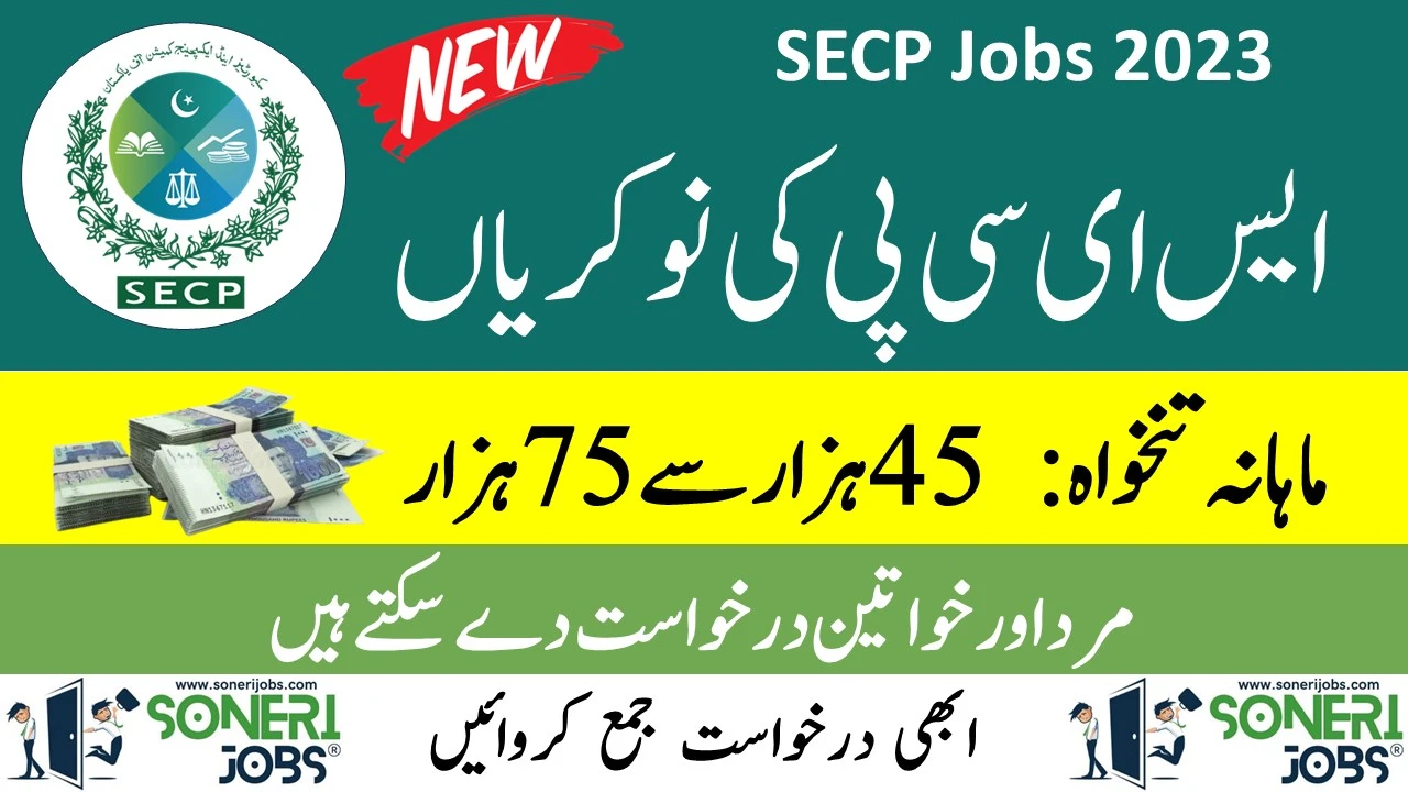 SECP Jobs 2023 - Online Application Form