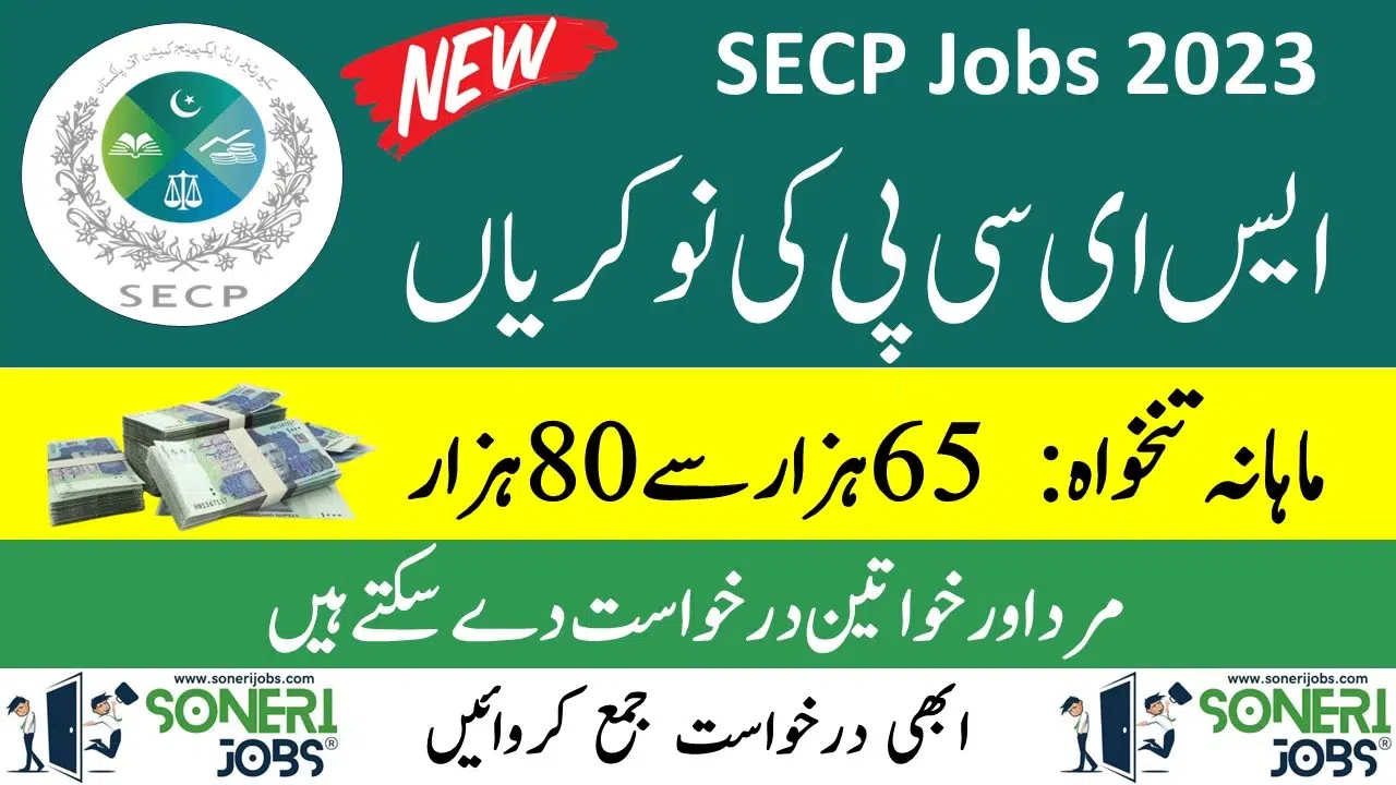 SECP Jobs 2023 - Online Application Form