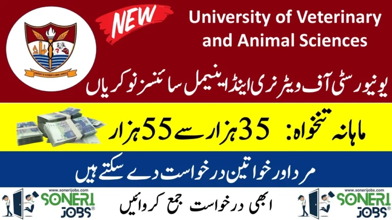 UVAS Jobs 2023 - University of Veterinary and Animal Sciences Lahore