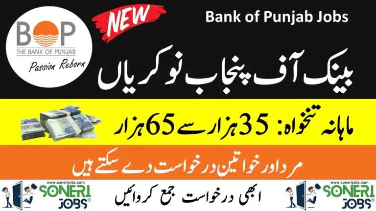 Bank of Punjab Jobs 2024 - Apply Online