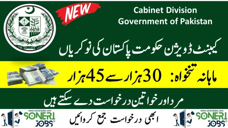 Cabinet Division Government of Pakistan Jobs 2024