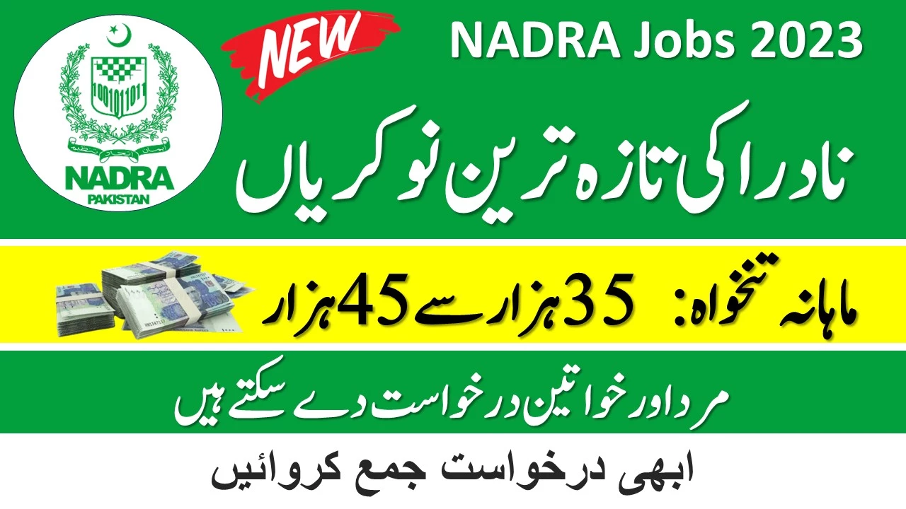 NADRA Jobs 2024 Online Apply