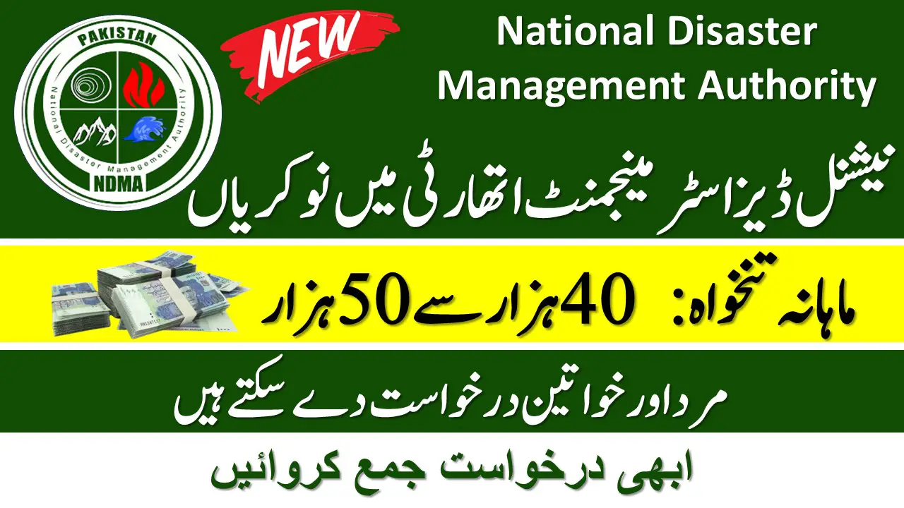 National Disaster Management Authority Jobs 2024