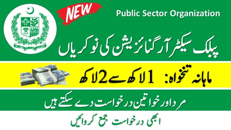 Public Sector Organization Jobs 2024