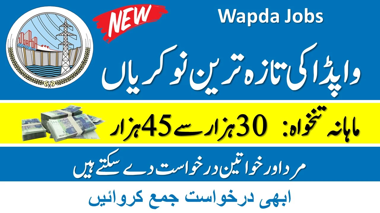 Wapda Jobs 2024 - Online Registration