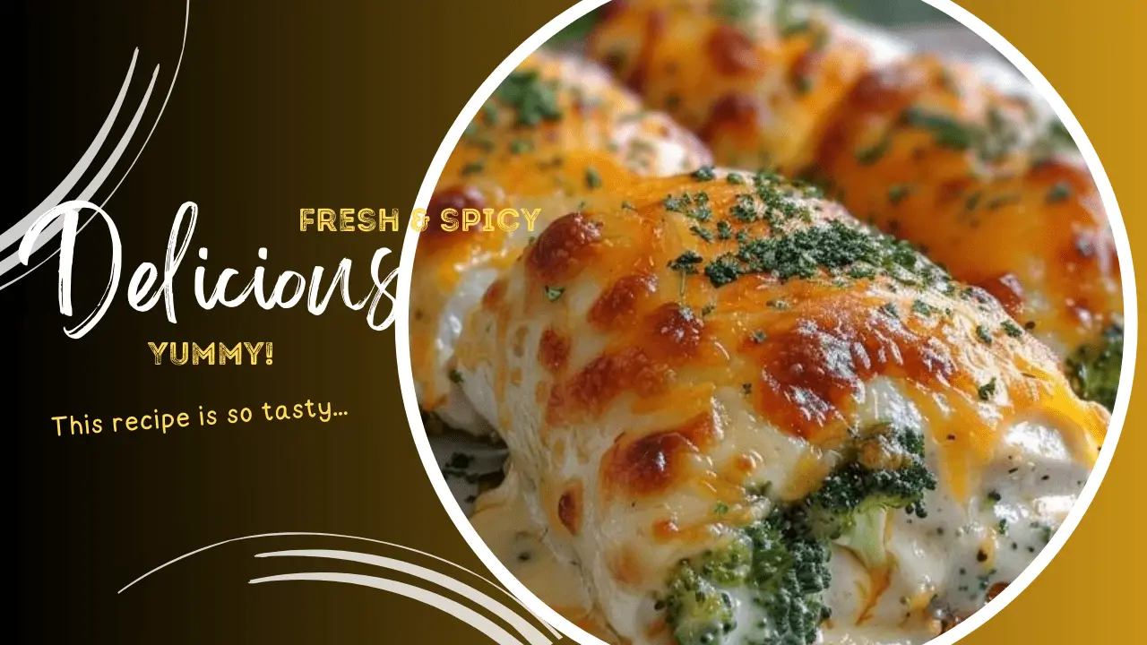 Broccoli Cheddar Chicken Rollups Recipe