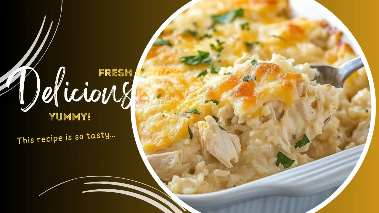 Cheesy Chicken and Rice Casserole Recipe