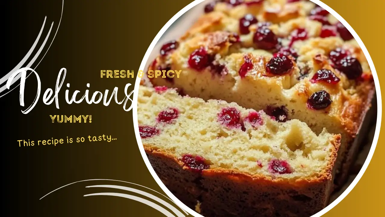 Cranberry-Lemon Pound Cake Recipe