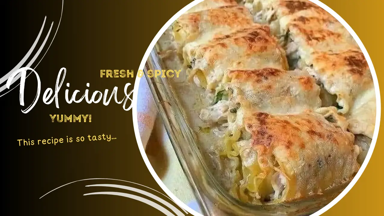 Creamy Chicken Alfredo Lasagna Roll-Ups Recipe