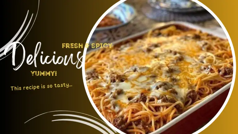 Creamy Salsa Taco Spaghetti Bake