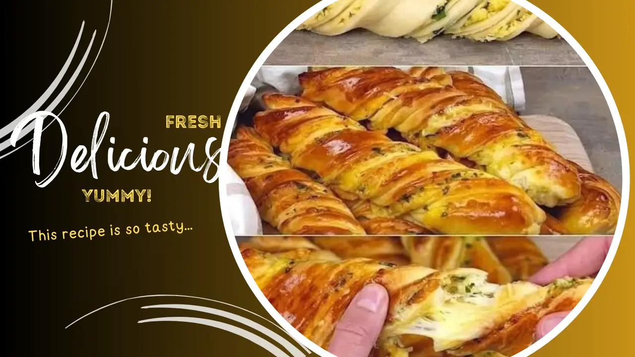 Delicious Cheese Twisted Bread Recipe