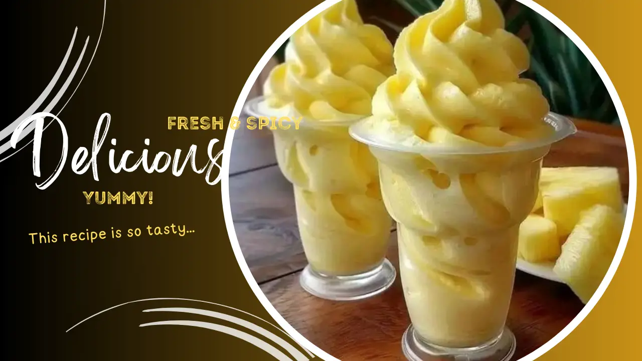 Homemade Pineapple Soft-Serve Ice Cream Recipe