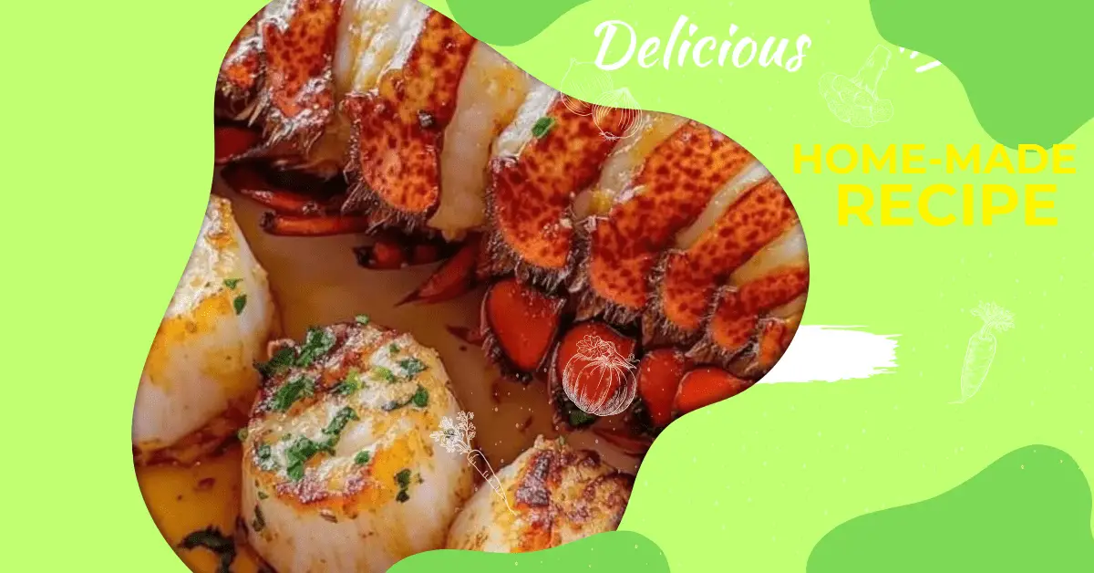 GARLIC BUTTER LOBSTER AND SCALLOPS RECIPE