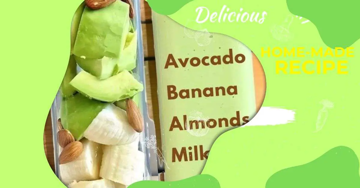 Almond Banana Avocado Smoothie Recipe