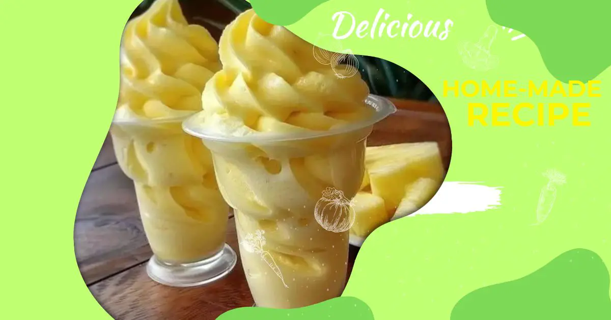 Homemade Pineapple Soft Serve Ice Cream Recipe