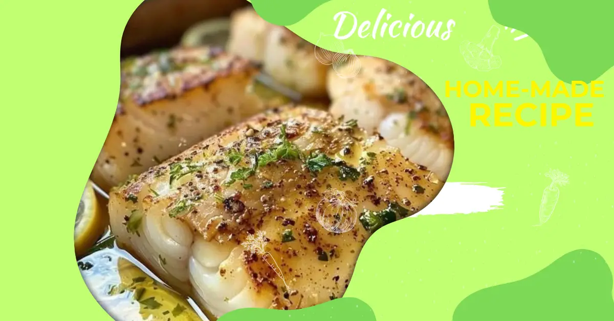 Grilled Cod Dish with Lemon and Garlic Recipe