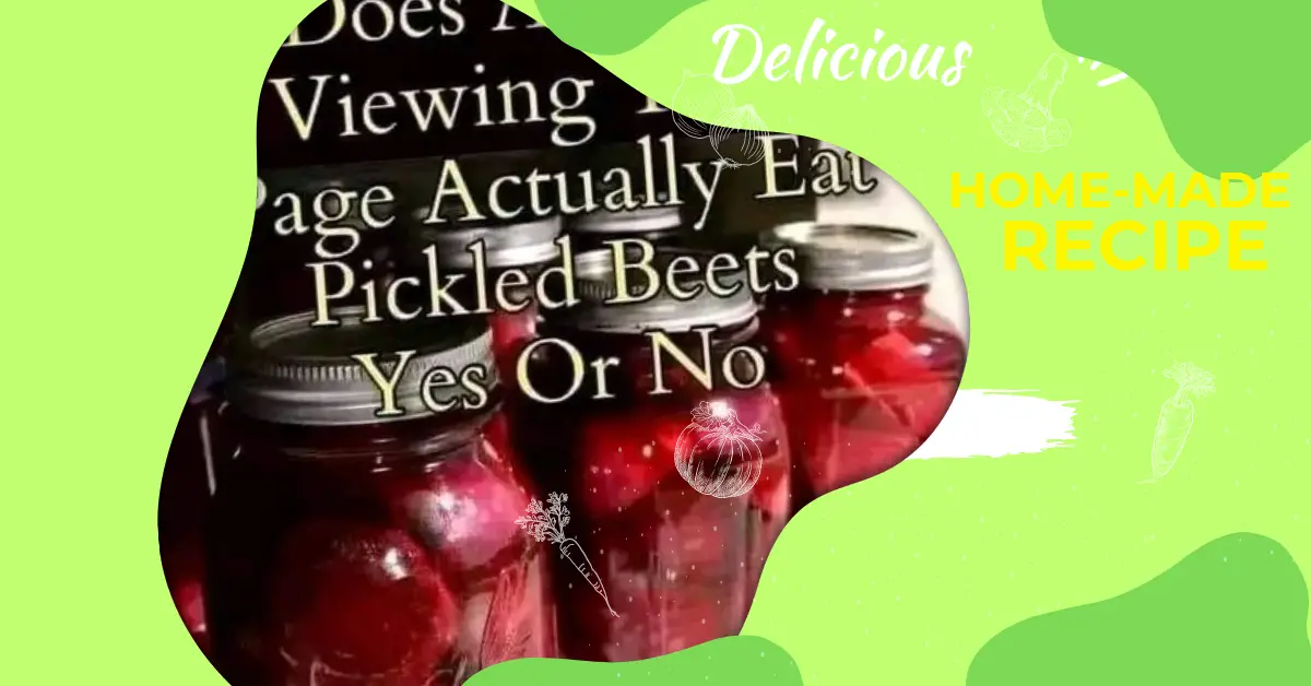 Pickled Beets Recipe