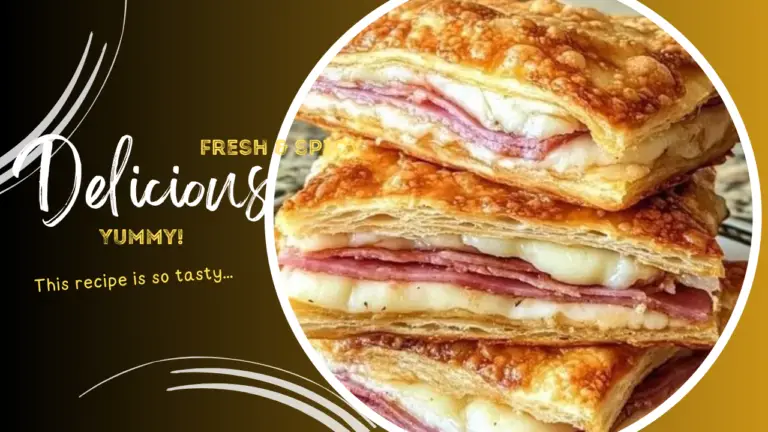 Layered Ham and Cheese Puff Pastry