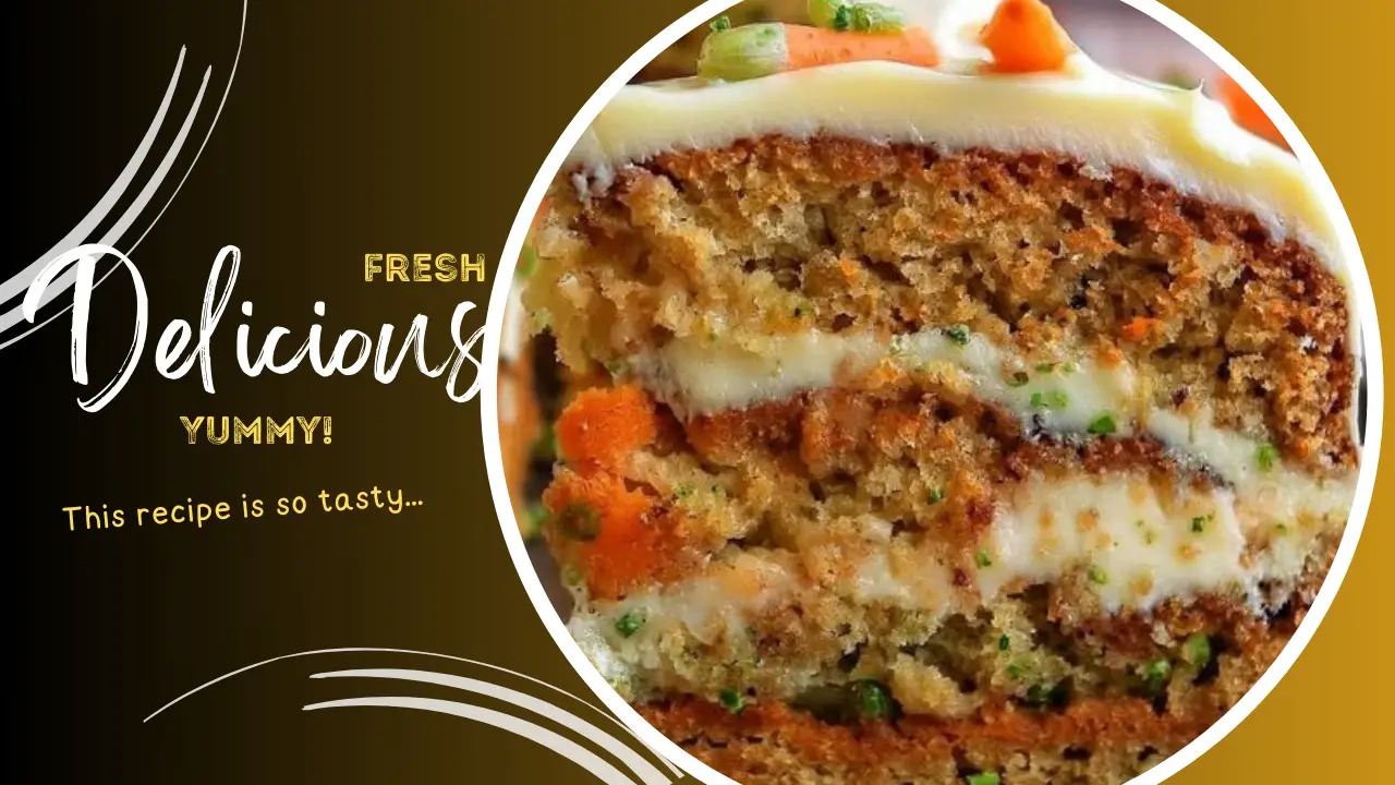 Moist and Delicious Carrot Zucchini Cake with Cream Cheese Frosting