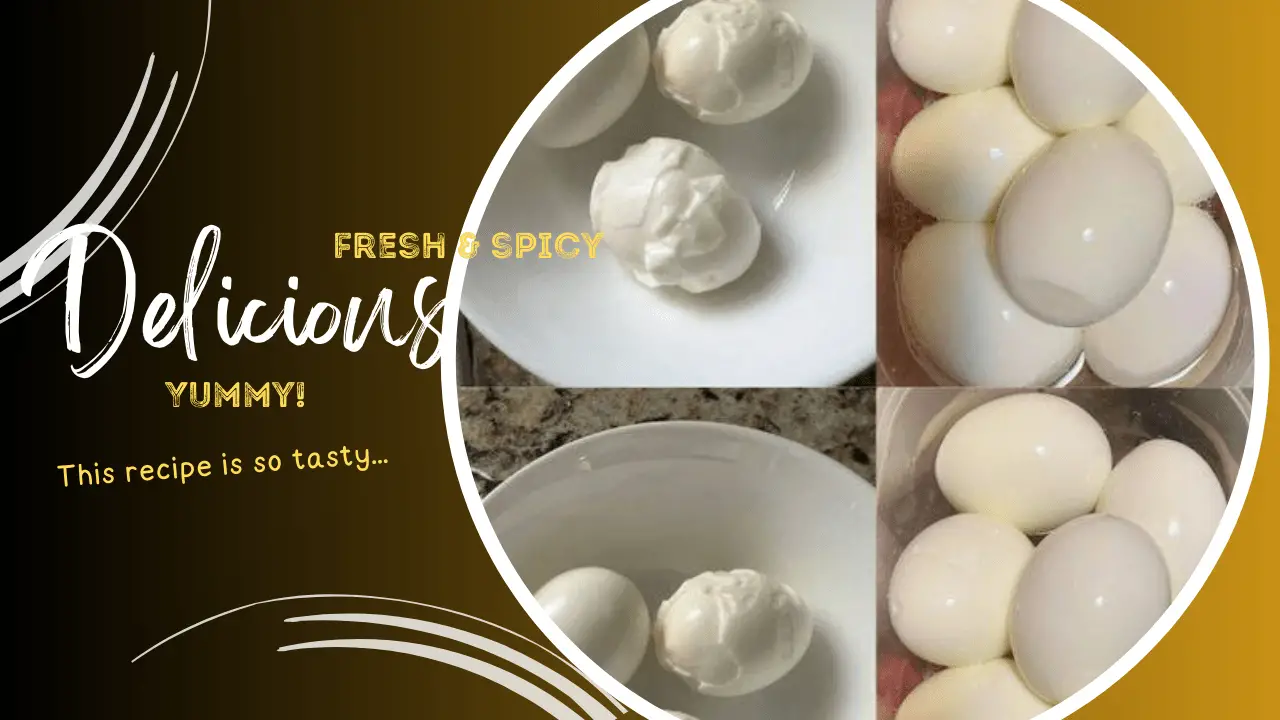 Peeled Hard-Boiled Eggs Recipe