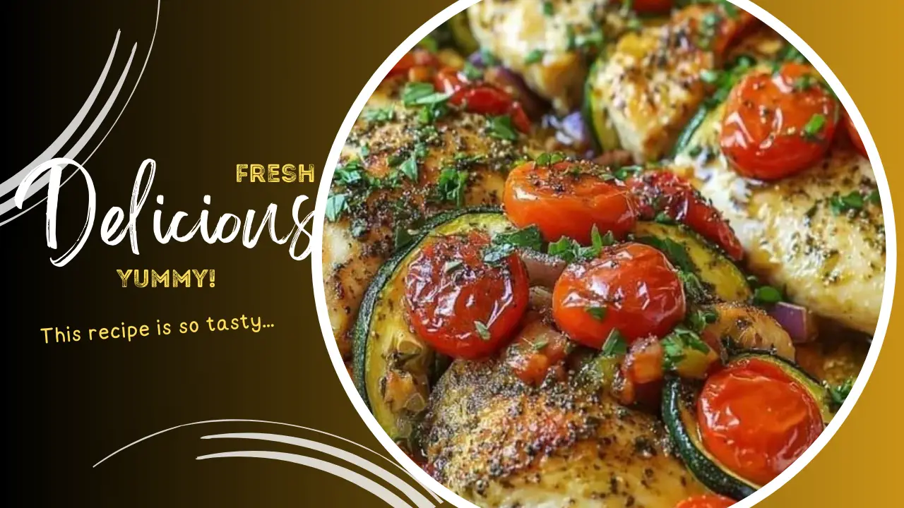 Savor the Mediterranean Chicken Zucchini Bake for a Flavorful Feast