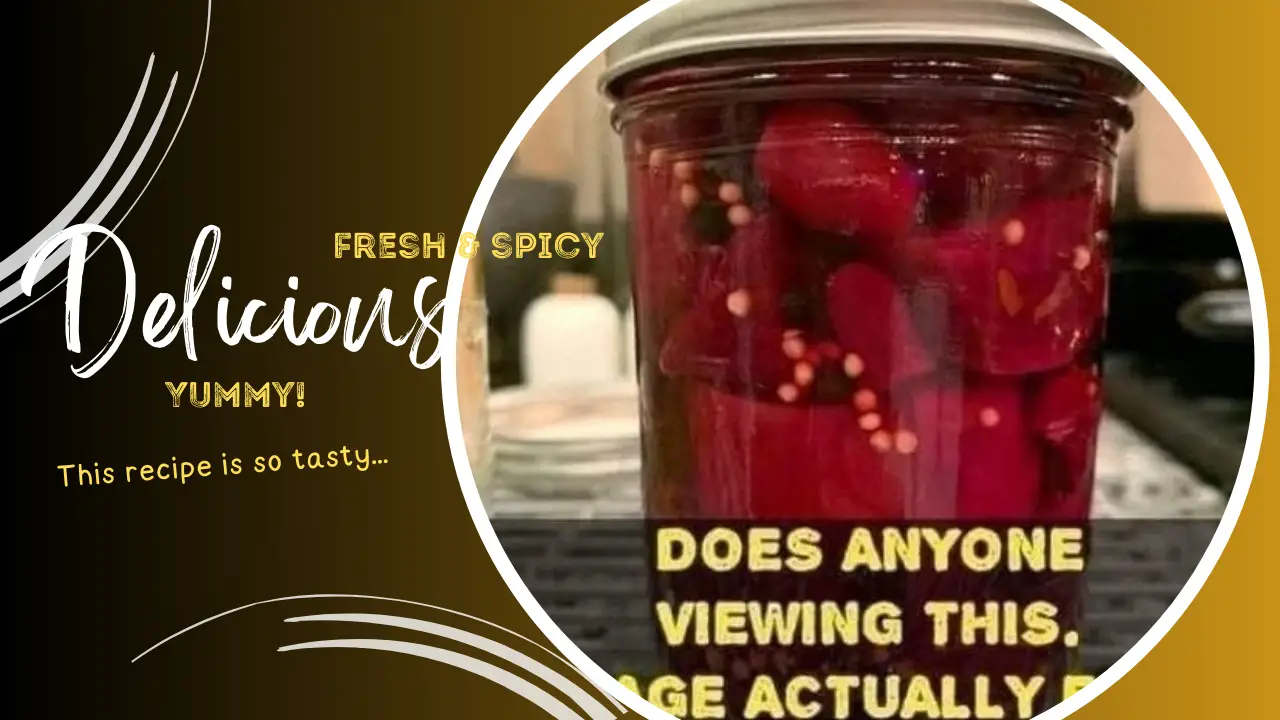 Vibrant and Crunchy Healthy Pickled Beets Recipe