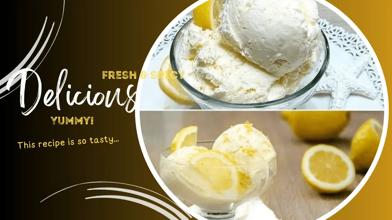 Zesty Homemade Lemon Ice Cream Recipe