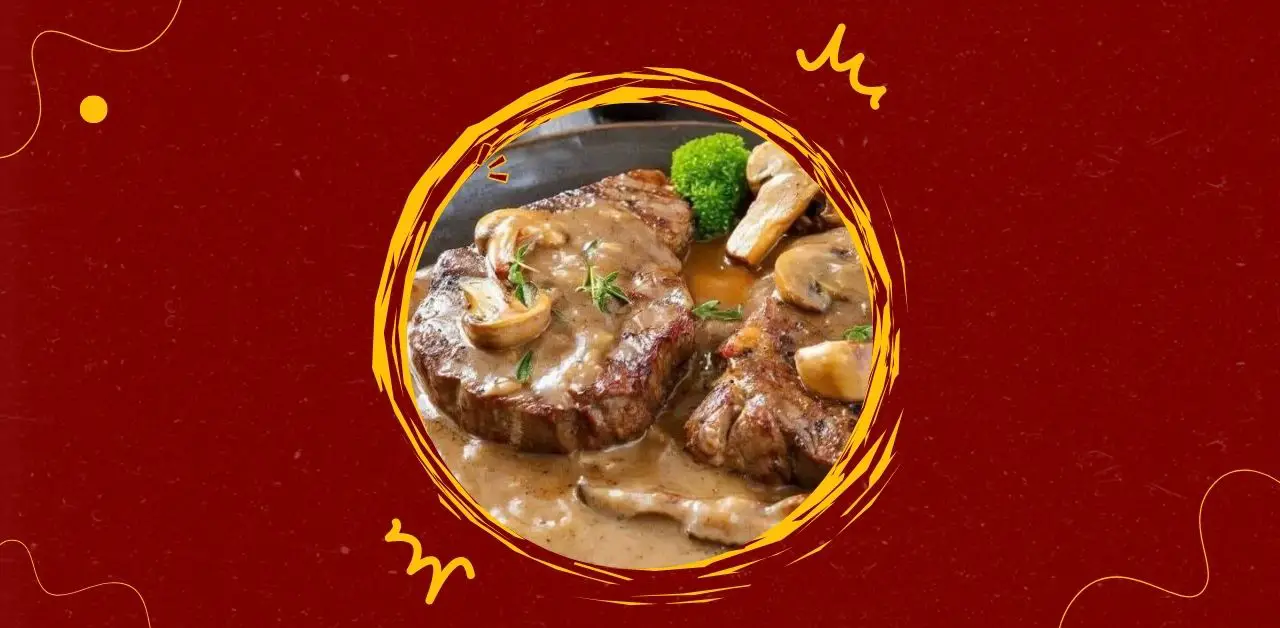 Steak with Mushroom Gravy Recipe