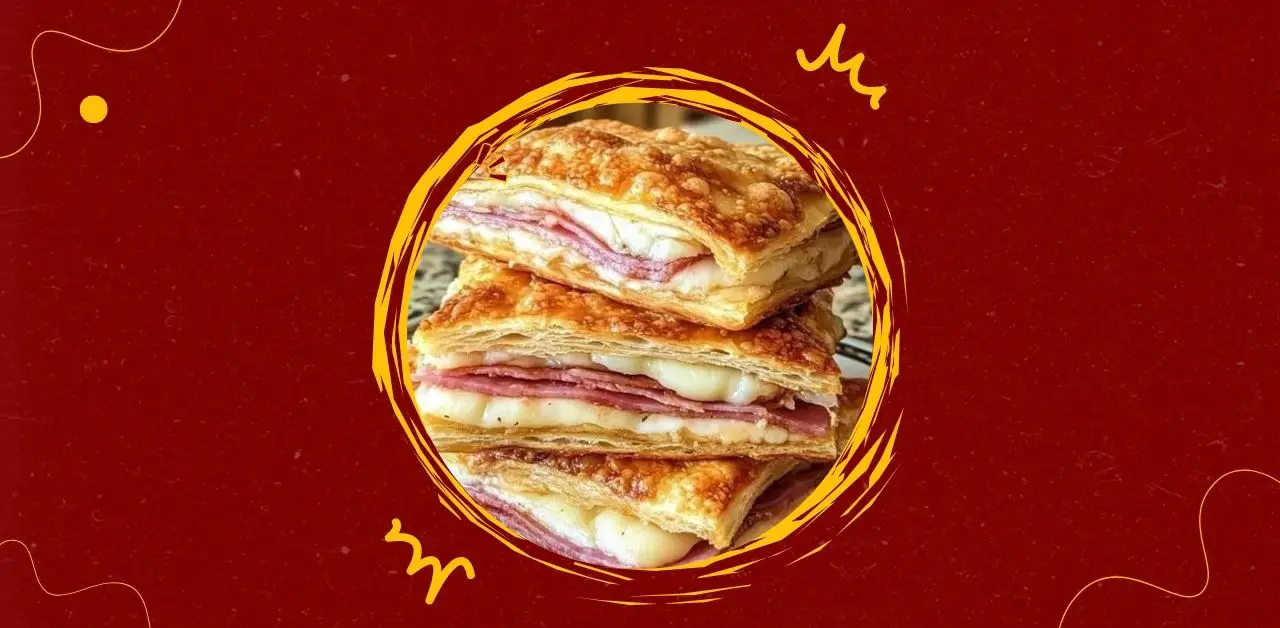 Layered Ham and Cheese Puff Pastry Recipe