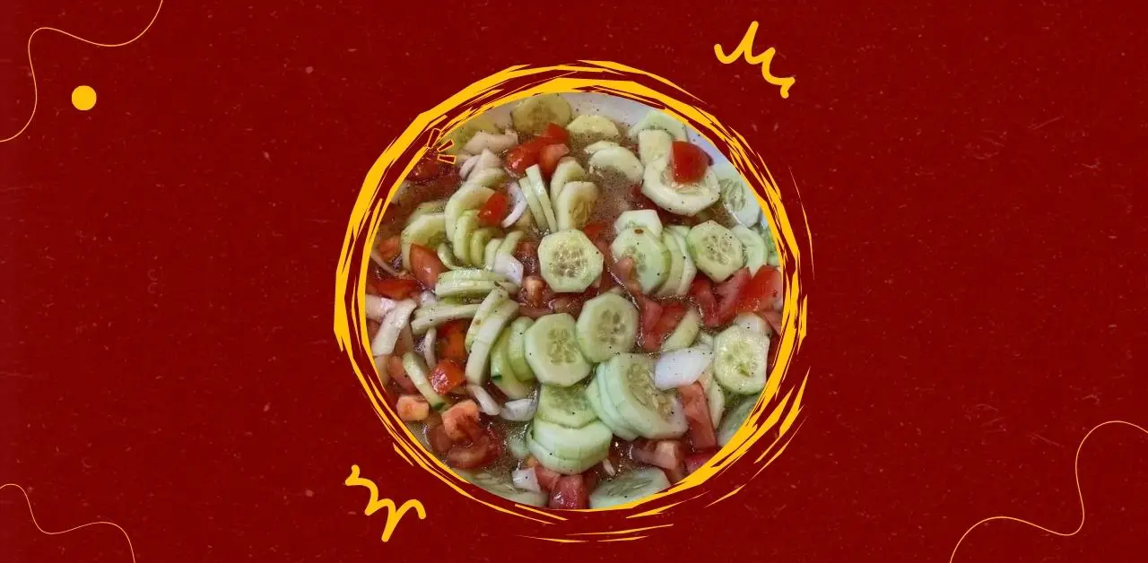 Marinated Cucumber, Onion, and Tomato Salad Recipe