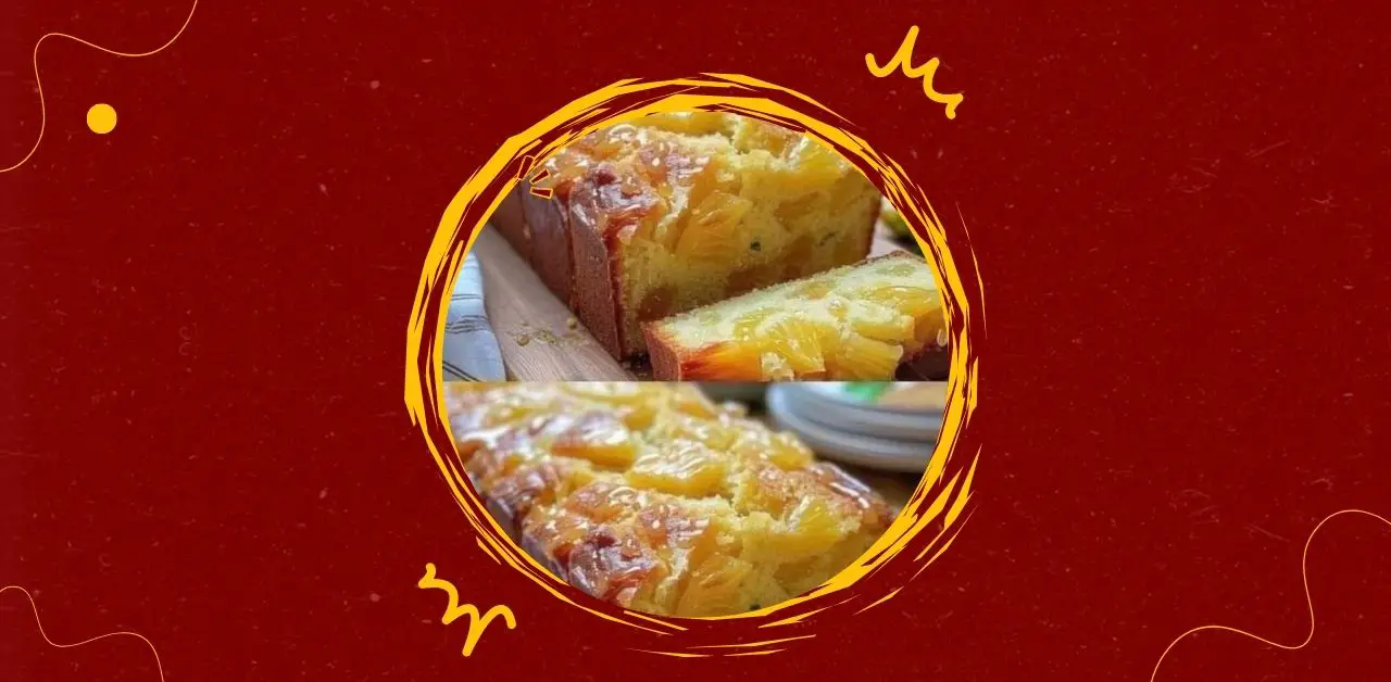 Pineapple Upside Down Loaf Cake Recipe