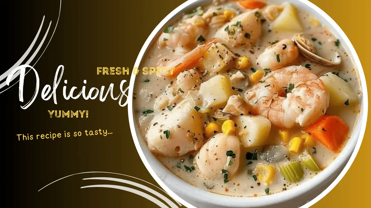 Creamy Seafood Chowder A Taste of the Ocean in Every Spoonful