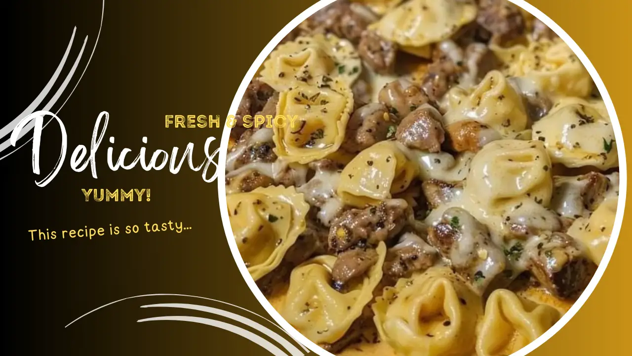 Creamy Tortellini with Provolone Sauce Recipe