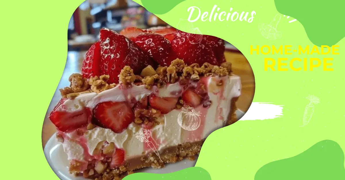 Strawberry Cheesecake With Granola Crust Recipe